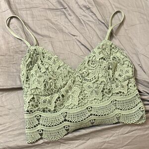 Pacsun Kendall and Kylie Lace Bralette in Light Green